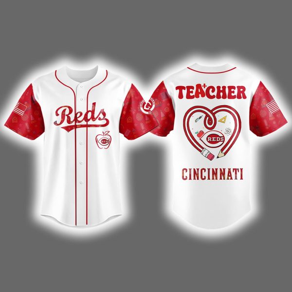 Reds Teacher Appreciation Week Jersey 2025