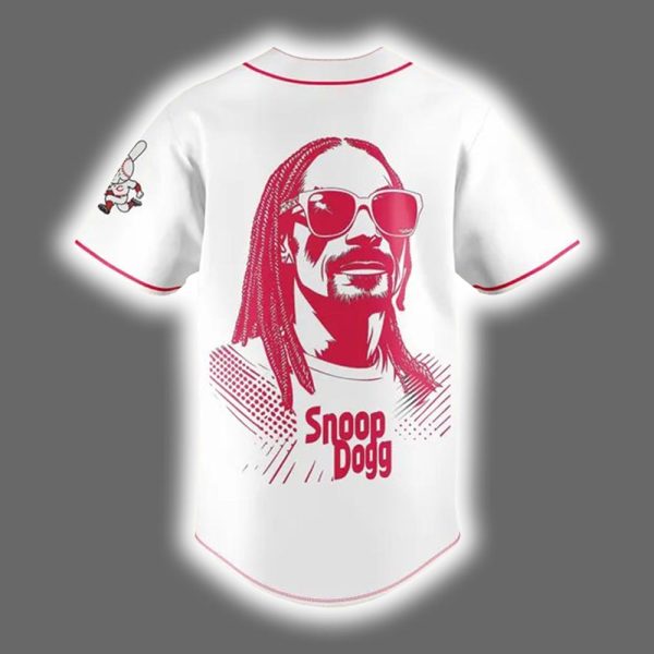 Reds x Snoop Dogg Post Game Concert Baseball Jersey 2025 3