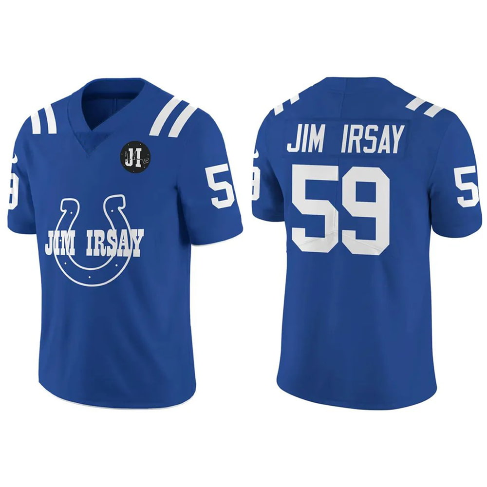 Remembering Jim Irsay Football Jersey Remembering Jim Irsay Football Jersey