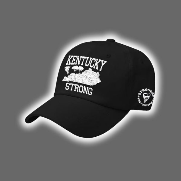 Retro Kentucky Strong Tornado Stronger Than The Storm Print Baseball Cap 2