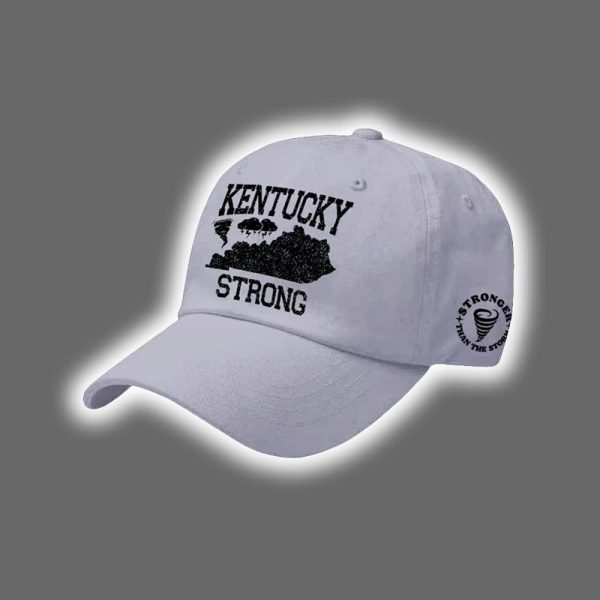 Retro Kentucky Strong Tornado Stronger Than The Storm Print Baseball Cap 4