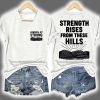 Retro London Kentucky Strong Strength Rises From These Hills Print T-Shirt