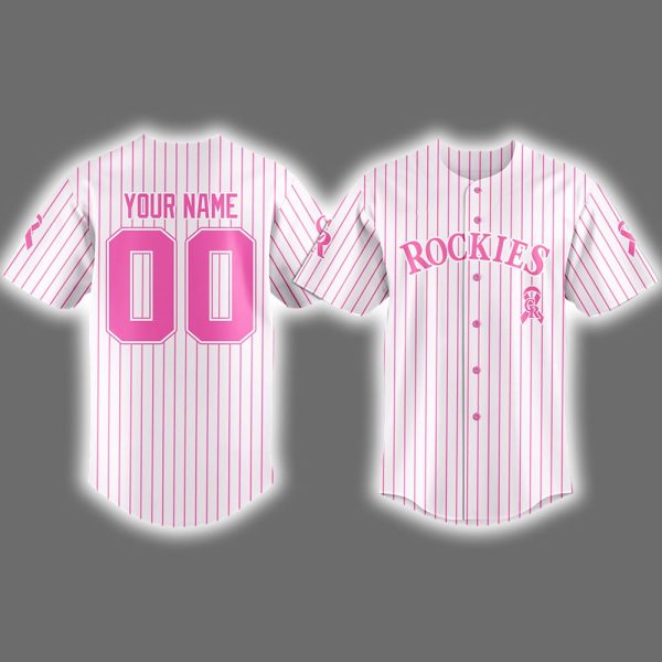Rockies 2025 Breast Cancer Awareness Game Night Jersey
