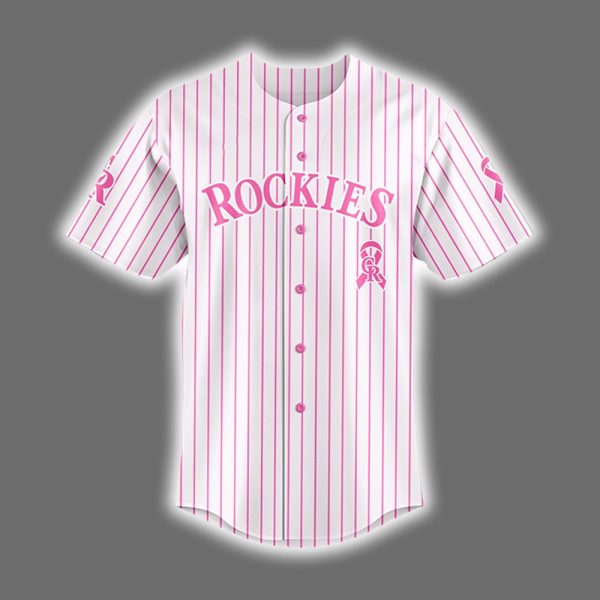 Rockies 2025 Breast Cancer Awareness Game Night Jersey 2