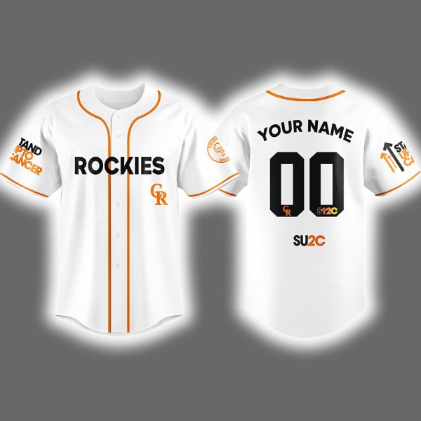 Rockies 2025 Stand Up To Cancer Night Jersey
