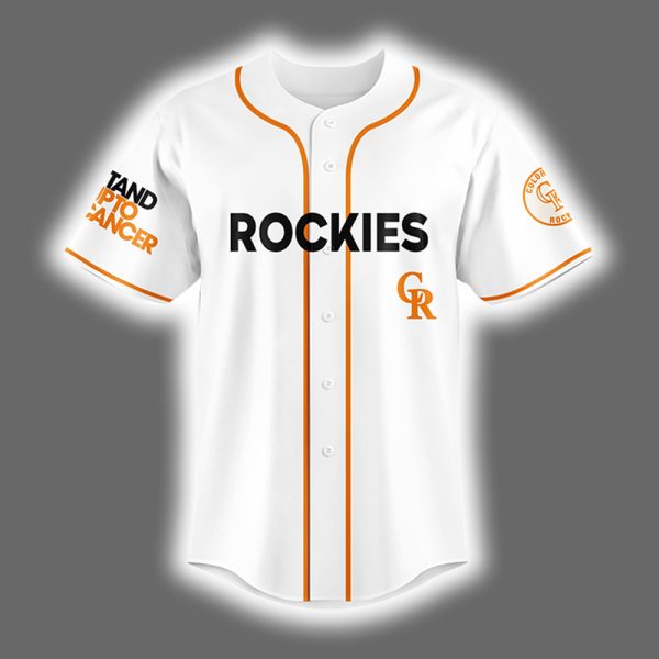 Rockies 2025 Stand Up To Cancer Night Jersey 2