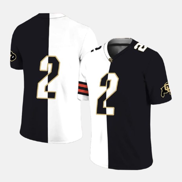 Shedeur Sanders Half Buffaloes And Browns Jersey
