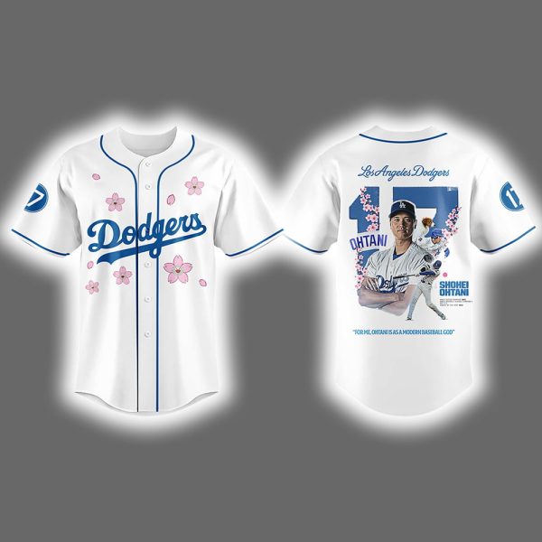 Shohei Ohtani Dodgers 17 Cherry Blossom 2025 Jersey