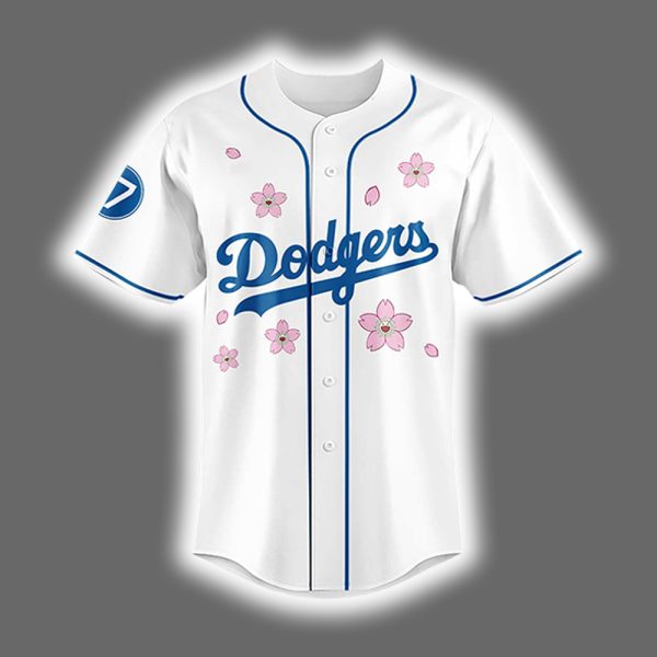 Shohei Ohtani Dodgers 17 Cherry Blossom 2025 Jersey 2