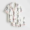 Skeleton Pride Rainbow LGBTQ Funny Gay Pride Print Satin Pajama Set