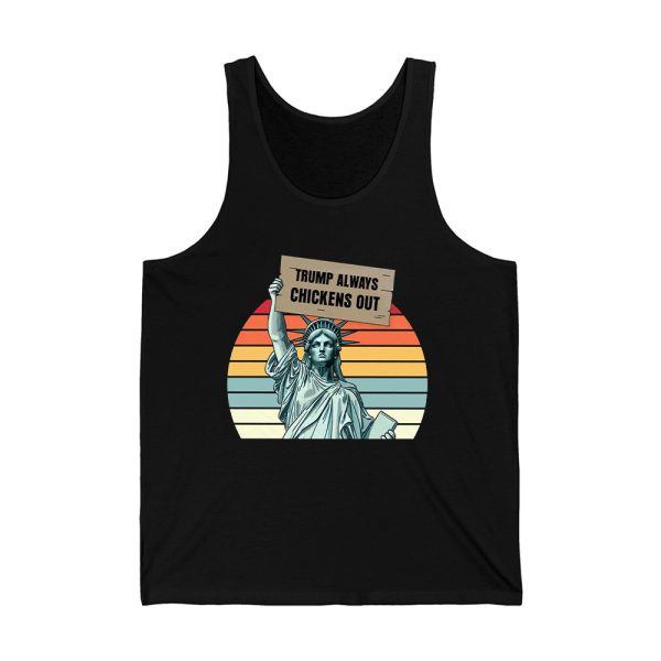 Statue of Liberty Trump Always Chickens Out Shirt 3