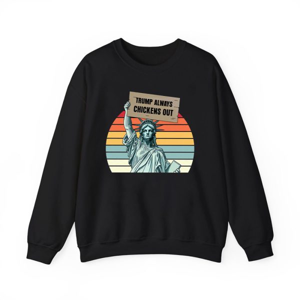 Statue of Liberty Trump Always Chickens Out Shirt 4
