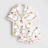 Subtle Anti Trump Silly Goose Satin Pajama Set