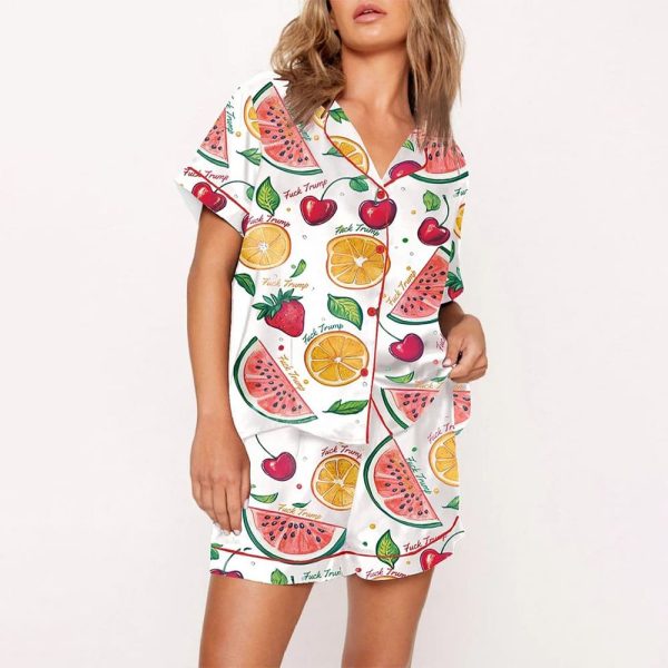 Summer Fruit FDT Print Pajama Set 2