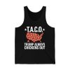 Taco Trump Always Chickens Out USA Map Shirt 3