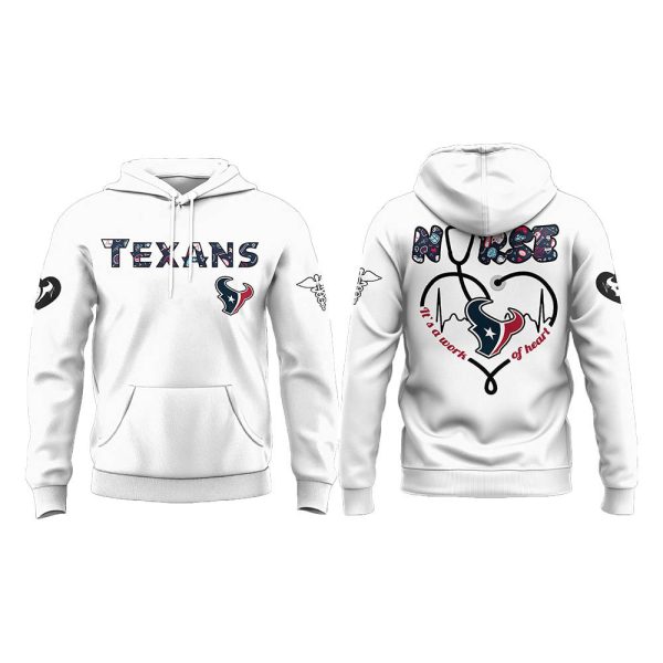 Texans Nurses Night 2025 Hoodie Joggers Cap 4