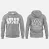 Tigers Football Jesus Saves Hoodie