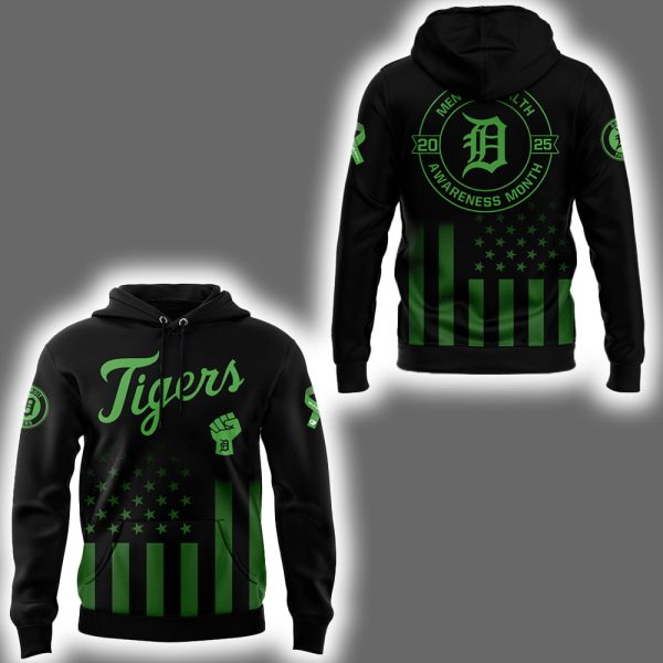 Tigers Mental Health Awareness Month 2025 Hoodie Joggers Cap