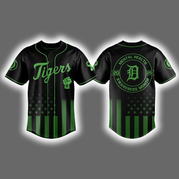 Tigers Mental Health Awareness Month 2025 Jersey