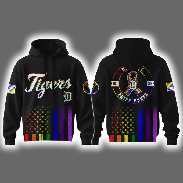 Tigers Pride Month 2025 Hoodie Joggers Cap