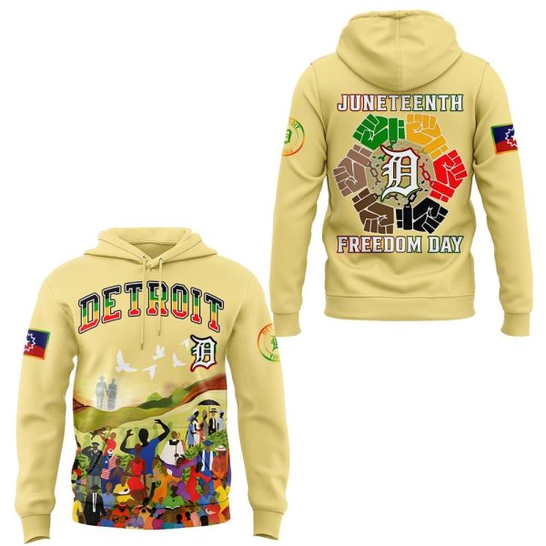 Tigers x Juneteenth Freedom Day Hoodie Joggers Cap 2025