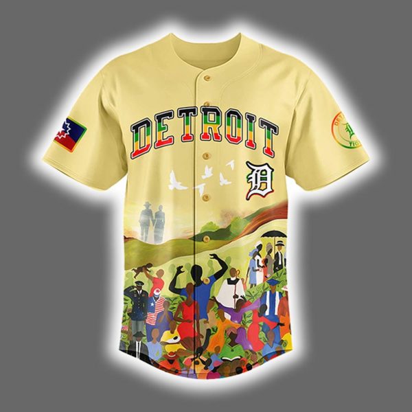 Tigers x Juneteenth Freedom Day Jersey 2025 2