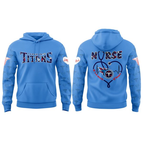 Titans Nurses Appreciation 2025 Hoodie Joggers Cap