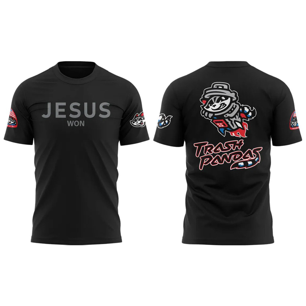 Trash Pandas Jesus Won Shirt 2025 Trash Pandas Jesus Won Shirt 2025