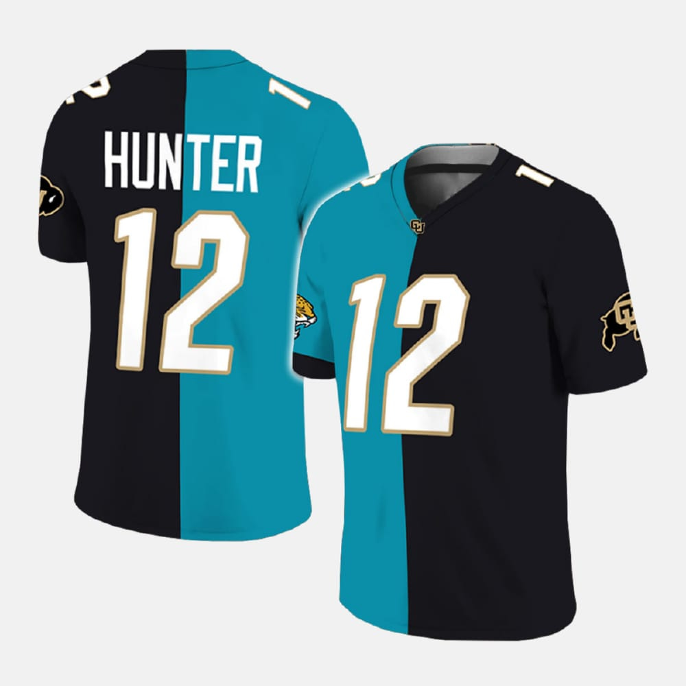 Travis Hunter Half Buffaloes And Jaguars Jersey Travis Hunter Half Buffaloes And Jaguars Jersey