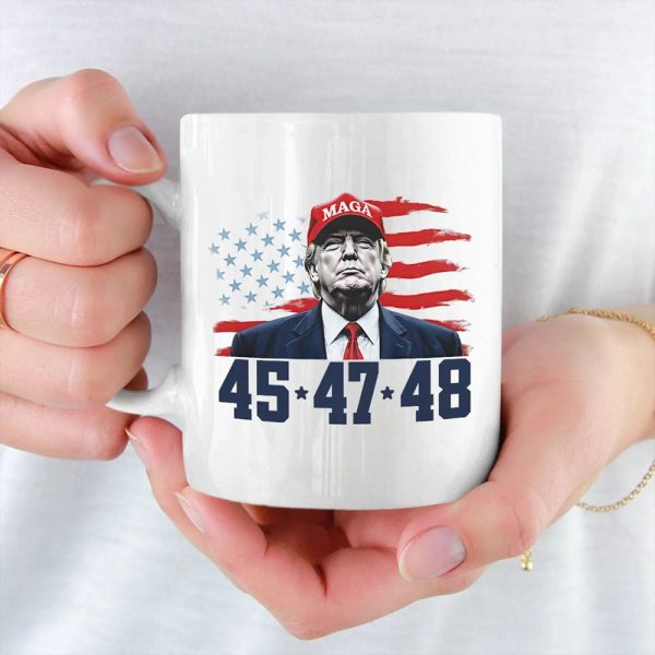 Trump MAGA 45 47 48 Mug 2