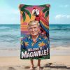 Trump Welcome To Magaville Beach Towel