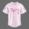 Twins 2025 Breast Cancer Awareness Game Night Jersey 2