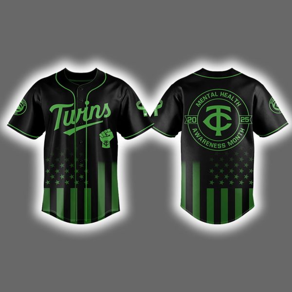 Twins Mental Health Awareness Month 2025 Jersey