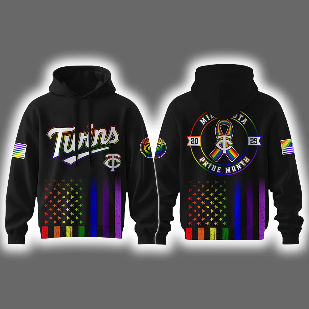 Twins Pride Month 2025 Hoodie Joggers Cap Twins Pride Month 2025 Hoodie Joggers Cap