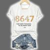 V Neck Retro 8647 Cool Shell Formation On My Beach Walk Print Shirt 3