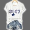 V Neck Retro 8647 Starfish Seashells Print Shirt 4