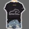 V Neck Retro Come Hell Or High Water Kentucky Strong Faith Cross Print T Shirt 2