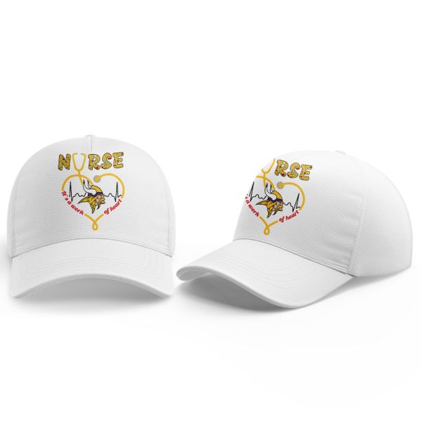 Vikings 2025 Nurses Appreciation Hoodie Joggers Cap 2
