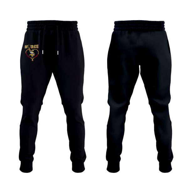 Vikings 2025 Nurses Appreciation Hoodie Joggers Cap 3