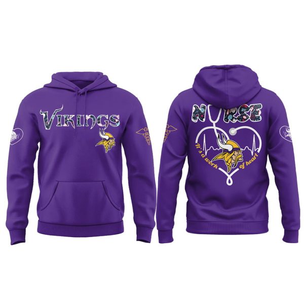 Vikings Nurses Night 2025 Hoodie Joggers Cap