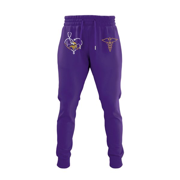 Vikings Nurses Night 2025 Hoodie Joggers Cap 3