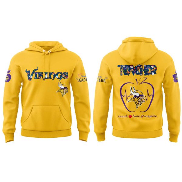 Vikings Teacher Appreciation 2025 Hoodie Joggers Cap
