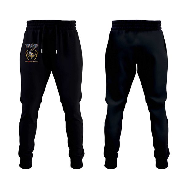 Vikings Teacher Appreciation 2025 Hoodie Joggers Cap 3