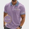 Vintage USA Jesus Saves John 3 16 Printed POLO Shirt 3