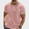 Vintage USA Jesus Saves John 3 16 Printed POLO Shirt 5