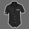 Vintage USA Jesus Saves John 3 16 Printed Short Sleeve Shirt