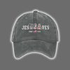 Vintage USA Jesus Saves Print Baseball Cap 3