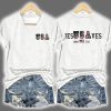 Vintage USA Jesus Saves Two Sided Printed V Neck T shirt 4