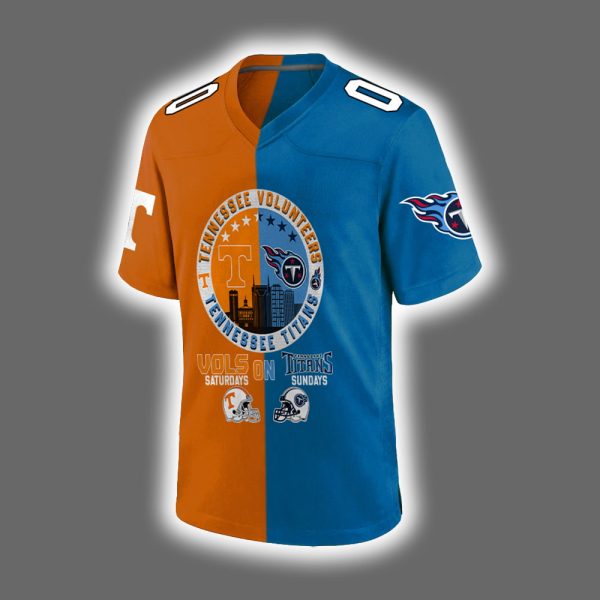 Volunteers On Saturdays Titans On Sundays Jersey 2