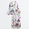 Voyage Paris Travel Satin Pajama Set 3
